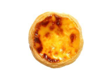 Taze pişmiş yumurta tart veya muhallebi tart 