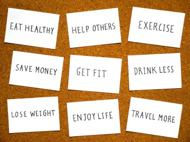 Yeni yıl kararlarının listesi 