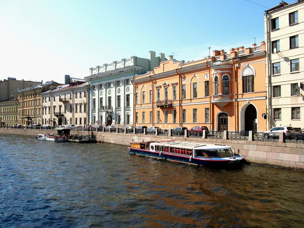 Saint Petersburg Moika nehirde. Rusya. — Stok fotoğraf
