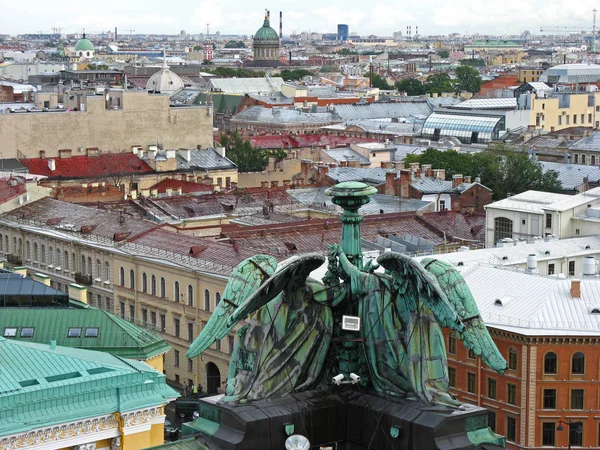 Widok z góry na Sankt Petersburg. Rosja. — Zdjęcie stockowe