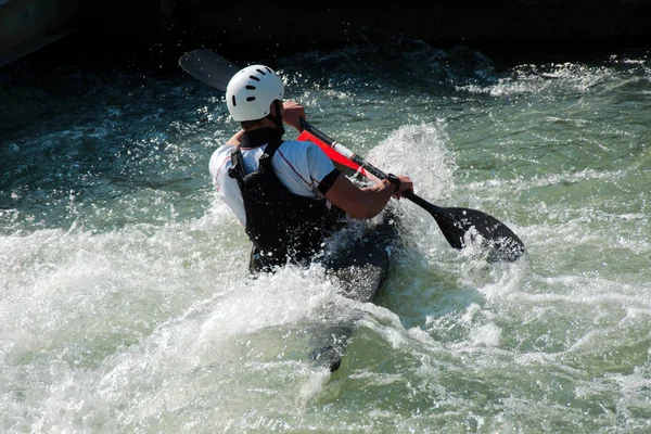 Canoe Slalom in Augsburg — Φωτογραφία Αρχείου