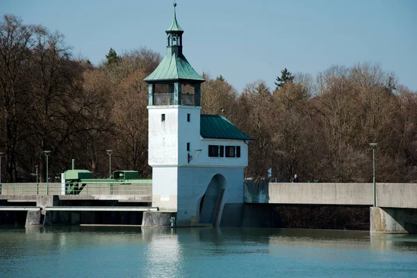Hochablass üzerinde Kuhsee Augsburg