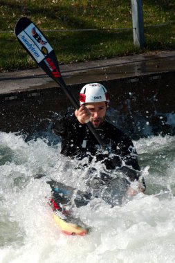 Augsburg Almanya, 28 Mart 2017, eğitim için Ottawa 2017 Şampiyonası