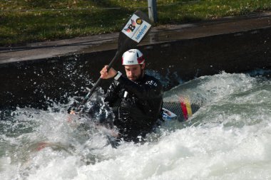 Augsburg Almanya, 28 Mart 2017, eğitim için Ottawa 2017 Şampiyonası