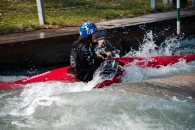 Augsburg Almanya, 28 Mart 2017, eğitim için Ottawa 2017 Şampiyonası
