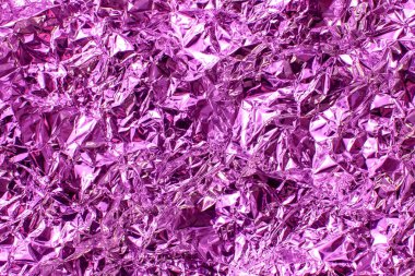 Holografik yanardöner metal folyo. Buruşuk soyut folyo 80s doku birden çok colors.purple doku ile gerçek Hologram arka plan