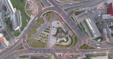 Büyük döner kavşak uçan, kavşak taşıma.