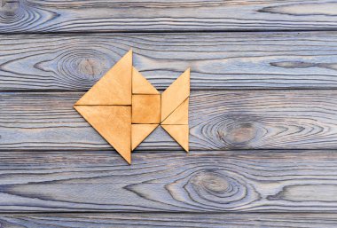 ahşap bulmacalar balık figürü