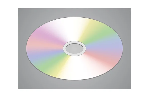 分离的现实的 Cd 或 Dvd 磁盘 — 图库矢量图片