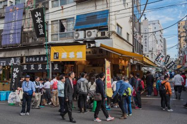  Tsukiji Pazar Tokyo Japonya. 