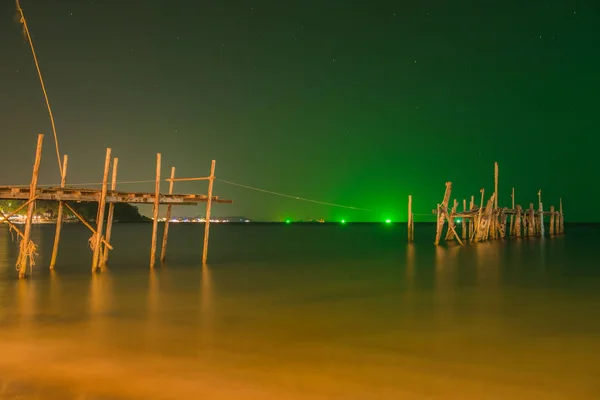 美しい空と海夜 — ストック写真