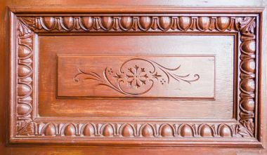 Close-Up antik desen ahşap kapı 