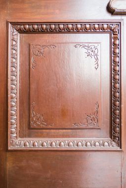 Close-Up antik desen ahşap kapı 