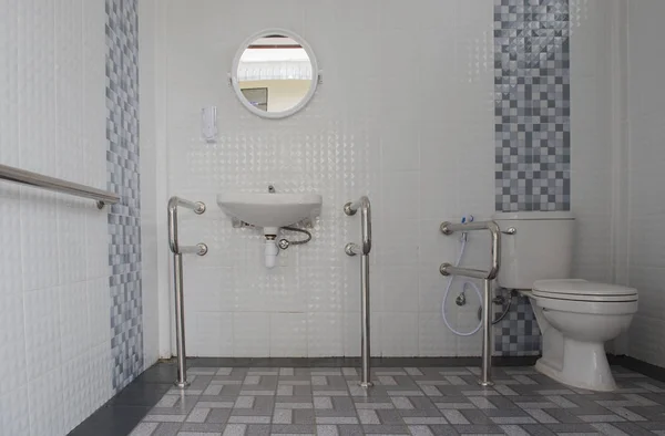 Interior Of Modern Toilet bowl in bathroom — Stock Photo, Image