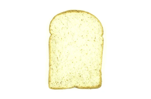 Sliced Bread White Background File Clipping Path — Stock Photo, Image