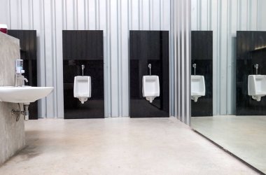 İç in Modern klozet banyo .