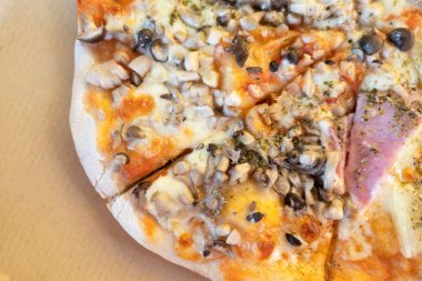 tatlı taze İtalyan Pizza, geleneksel pizza .