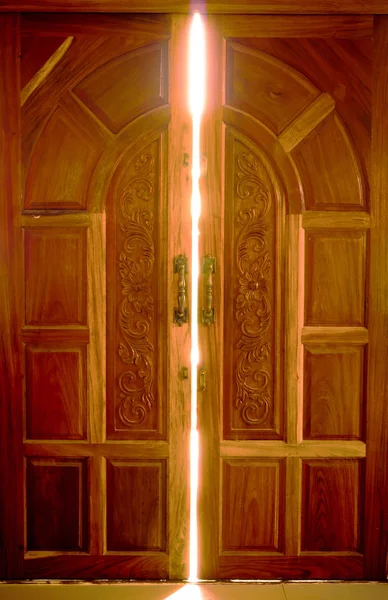 Kapı ışığı açın — Stok fotoğraf