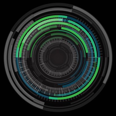 soyut teknoloji çevrelerinde arka plan
