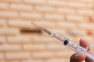 görüntü arka plan üzerinde iğne şırınga