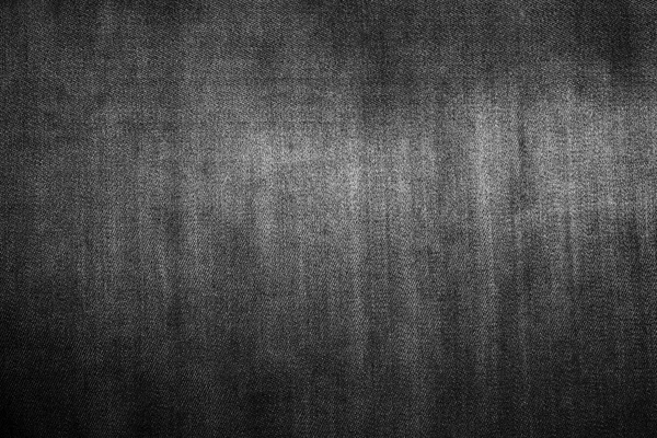 Dunkle schwarze Jeans Textur Denim Hintergrund — Stockfoto