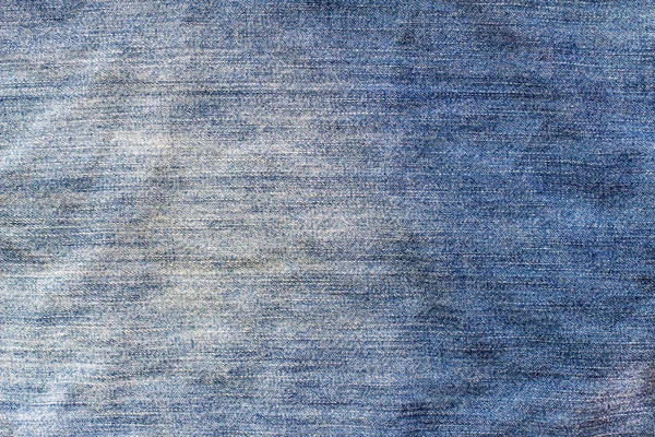 Modré džíny textilie textura pozadí — Stockfoto