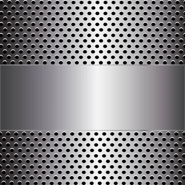 Metal arka plan var mesajı için boş bir yer.