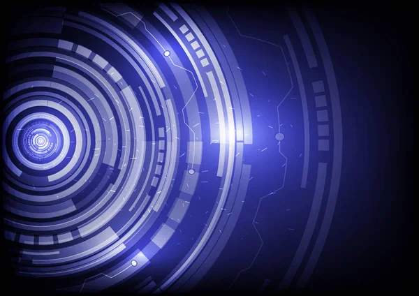 Soyut geleceğin teknolojisi kavramı arka plan.