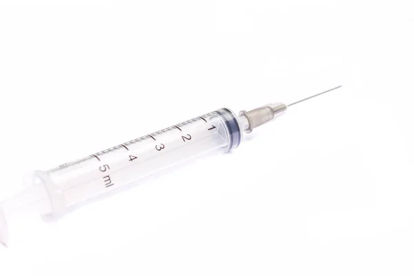 Tıbbi şırınga ile enjeksiyon için izole — Stok fotoğraf