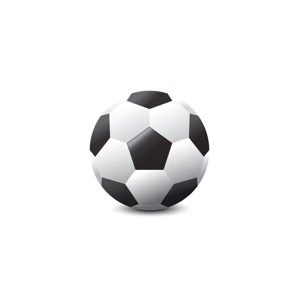 스튜디오 배경 그림에서 고립 된 축구공. — 스톡 사진