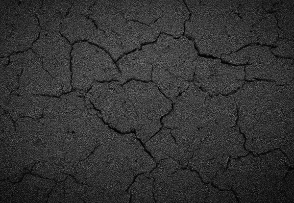 Crack textura de fundo de asfalto áspero — Fotografia de Stock