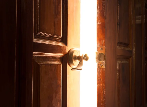 Historie sukcesu światło otwartych drzwi — Zdjęcie stockowe