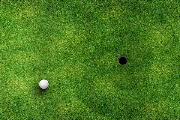 ゴルフ場の平面図 — ストック写真