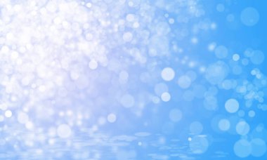 arka plan mavi bokeh daireler Noel arka planı için