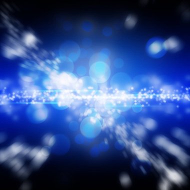 bokeh mavi ışık arkaplanı