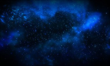 güzel mavi galaxy arka plan