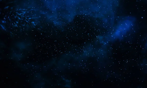 Güzel mavi galaxy arka plan — Stok fotoğraf