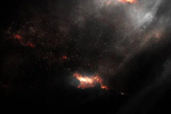 Soyut uzaydan Bulutsusu — Stok fotoğraf