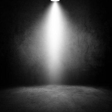 Işık efektleri eski grunge karanlık oda