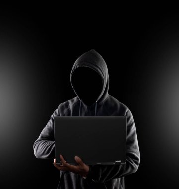 Siber suçlar, hackleme ve teknoloji suçları. la ile hiçbir yüz hacker