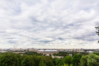 Serçe tepeleri, Rusya Moskova panoramik manzaralı
