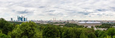 Serçe tepeleri, Rusya Moskova panoramik manzaralı