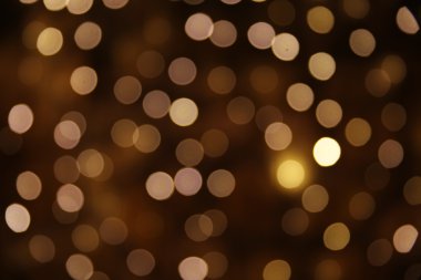 Gece şehir ışıkları bokeh