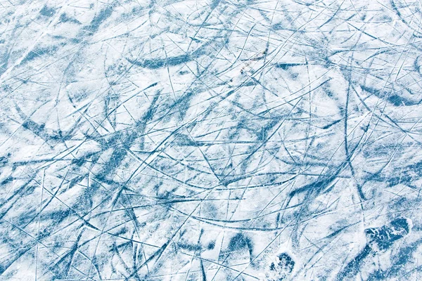 Niebieski lód powierzchni zadrapania — Zdjęcie stockowe