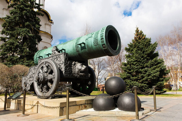 Tsar Cannon in Moscow Kremlin, Russia