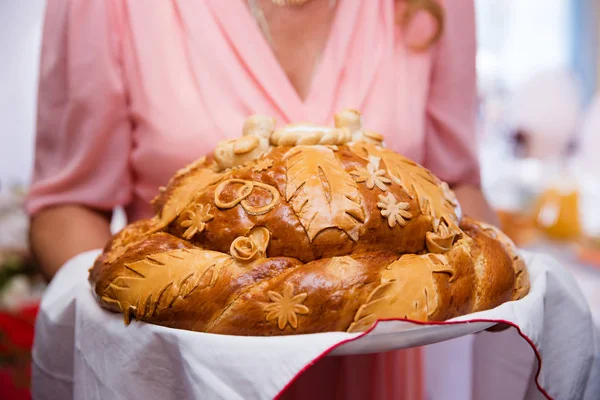 Rus düğün ekmek tuz ile