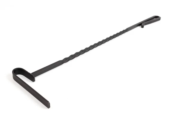 Kömürlerin üzerinde beyaz izole için yangın poker 