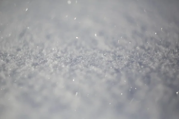 新雪纹理的背景 — 图库照片