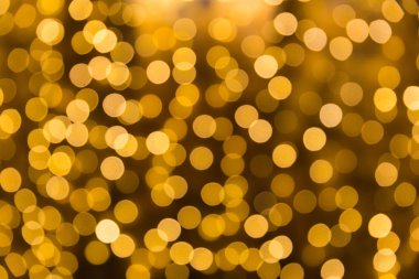 Noel ışığının soyut yuvarlak bokeh arkaplanı