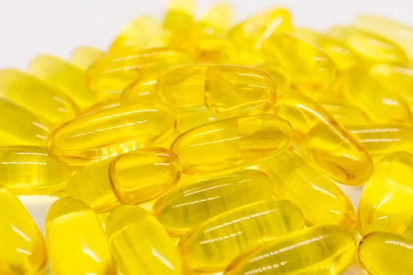 Fish Oil Capsules Vitamin Omega — Stock Photo, Image
